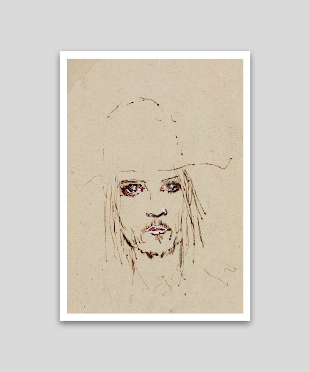 Untitled (Self Portrait) - Postcard