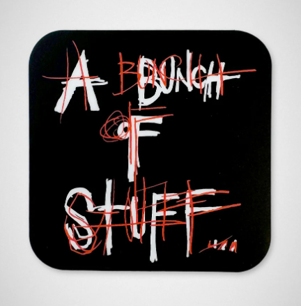 A Bunch of Stuff (Black) - Sticker